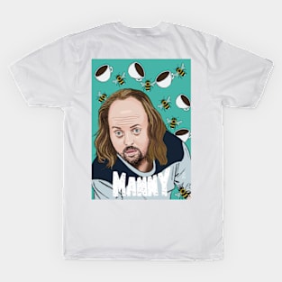 Manny from Black Books. T-Shirt